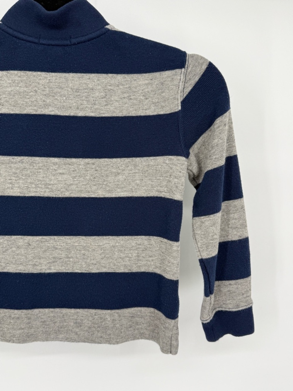 Polo Ralph Lauren Boys Quarter Zip Sweater Striped Pullover Preppy Classic Sz 5‎ - Picture 7 of 12